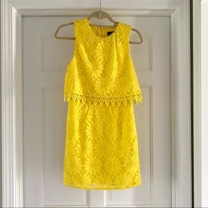 Topshop Yellow Dress